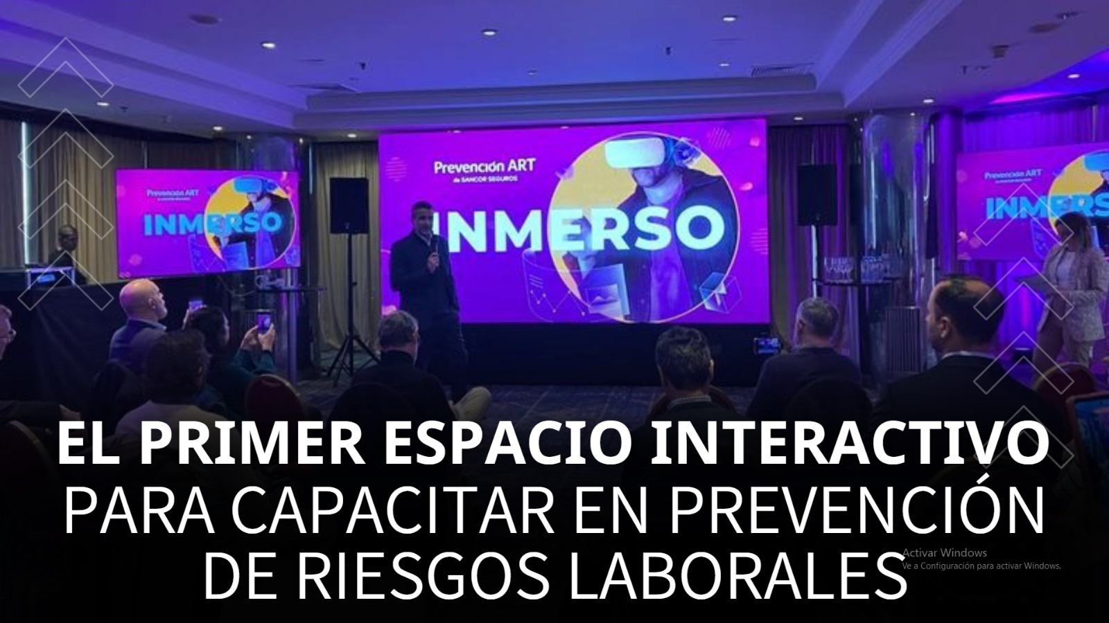 El pasado jueves estuvimos en el evento que llevo a cabo la aseguradora de Riesgos del Trabajo de SANCOR SEGUROS, en donde presentó el nuevo desarrollo tecnológico INMERSO, el primer espacio interactivo diseñado exclusivamente para capacitar en prevención de riesgos laborales y allí pudimos contar con la palabra de Mauricio Miretti, Gerente General de Prevención ART y también de Alberto Aguiló, CEO de InterBrain, la empresa que llevó adelante el desarrollo de la plataforma.